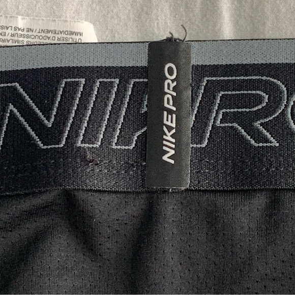 2 Set - Nike Pro Dri Fit Men's Training Shorts White Black Mens XL - Picture 6 of 11